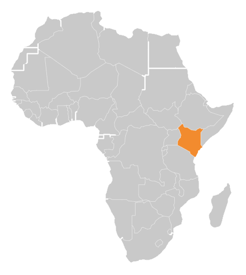 Kenia map