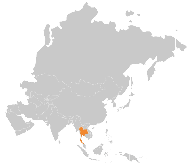 Tailandia map