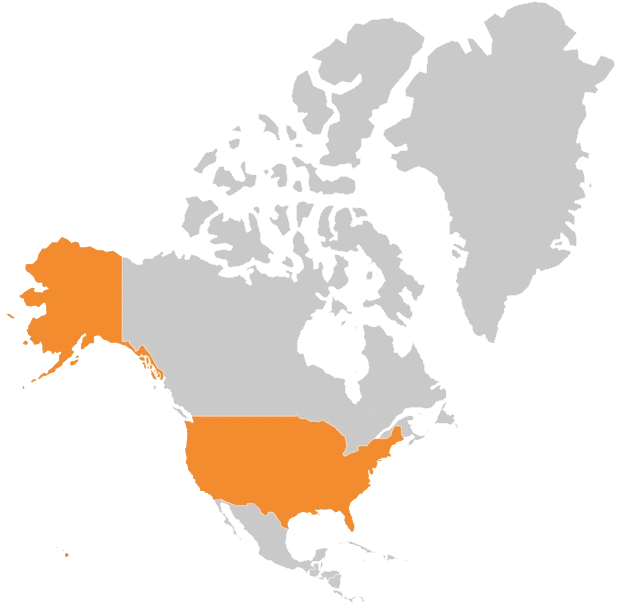 USA map
